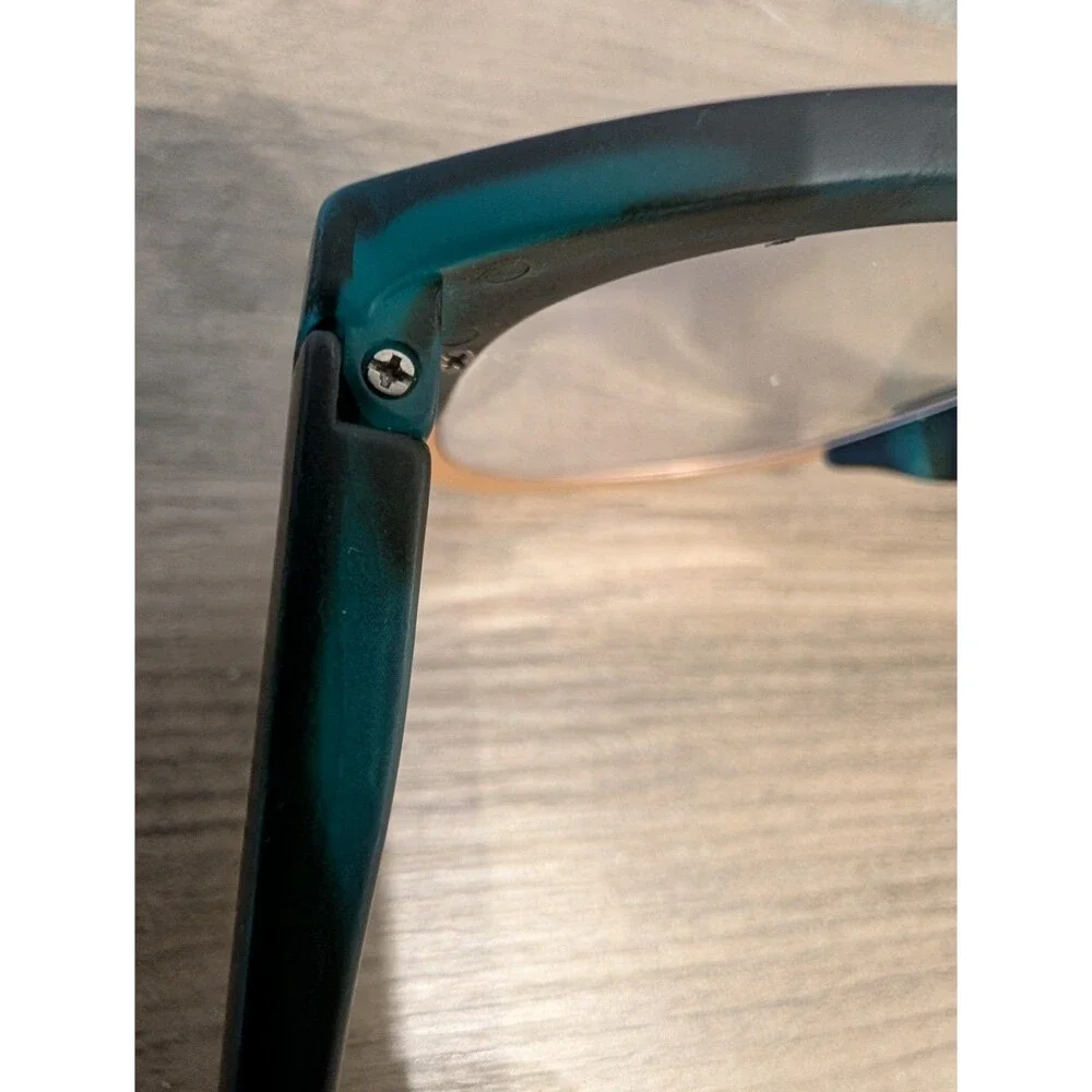 Peepers Georgia 3236 Green Teal Eyeglass Frames 1.75 Marking